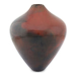 Alice Cling (b. 1946) - Navajo Redware Vase with Fire Clouds c. 1990s, 6.5" x 5.25"