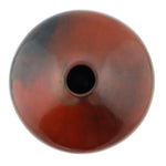 Alice Cling (b. 1946) - Navajo Redware Vase with Fire Clouds c. 1990s, 6.5" x 5.25"