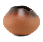 Jody Folwell (b. 1942) - Santa Clara Micaceous Redware and Sienna Jar c. 1990s, 3" x 4"