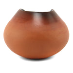 Jody Folwell (b. 1942) - Santa Clara Micaceous Redware and Sienna Jar c. 1990s, 3" x 4"