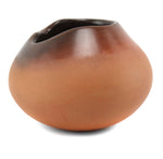 Jody Folwell (b. 1942) - Santa Clara Micaceous Redware and Sienna Jar c. 1990s, 3" x 4"