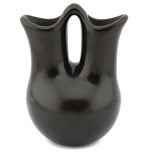 Andrew (b. 1957) and Judy (b. 1958) Harvier - Santa Clara Black Wedding Vase c. 1980s, 3.75" x 2.75" x 2.5"