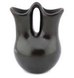 Andrew (b. 1957) and Judy (b. 1958) Harvier - Santa Clara Black Wedding Vase c. 1980s, 3.75" x 2.75" x 2.5"