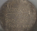 Andrew (b. 1957) and Judy (b. 1958) Harvier - Santa Clara Black Wedding Vase c. 1980s, 3.75" x 2.75" x 2.5"