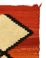 Navajo Transitional Ganado Blanket c. 1890s, 61.5" x 50.5"