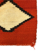Navajo Transitional Ganado Blanket c. 1890s, 61.5" x 50.5"