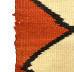 Navajo Transitional Ganado Blanket c. 1890s, 61.5" x 50.5"