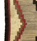 Navajo Crystal Rug c. 1920s, 71.5" x 37.25"