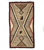 Navajo Crystal Rug c. 1920s, 71.5" x 37.25"