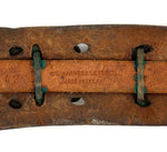 Navajo - Turquoise, Silver, and Leather Concho Belt c. 1930-40s, 38" - 44" size waist