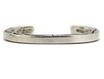 Orville Tsinnie (1943-2017) - Navajo - Sterling Silver Bracelet with Stamped Design c. 1970s, size 6.25