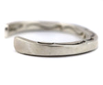 Orville Tsinnie (1943-2017) - Navajo - Sterling Silver Bracelet with Stamped Design c. 1970s, size 6.25