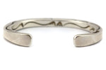 Orville Tsinnie (1943-2017) - Navajo - Sterling Silver Bracelet with Stamped Design c. 1970s, size 6.25