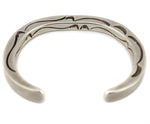 Orville Tsinnie (1943-2017) - Navajo - Sterling Silver Bracelet with Stamped Design c. 1970s, size 6.25