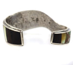 Carmelo Patania (1902-1999) - Multi-Stone Inlay and Silver Bracelet c. 1970s, size 6