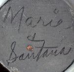 Maria Martinez (1887-1980) and Santana Martinez (1909-2002) - San Ildefonso Black on Black Jar c. 1940-50s, 4" x 5.5"
