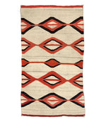 Navajo Transitional Blanket c. 1890s, 75" x 40"