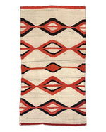 Navajo Transitional Blanket c. 1890s, 75" x 40"