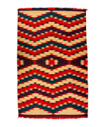 Navajo Germantown Eyedazzler Blanket c. 1890s, 53" x 34"
