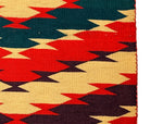 Navajo Germantown Eyedazzler Blanket c. 1890s, 53" x 34"