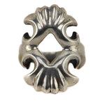 Navajo - Silver Sandcast Ring c. 1950s, size 9