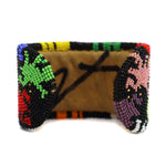 Marcus Amerman - Choctaw - Contemporary Beadwork Bracelet with Lizard Pictorials, size 6