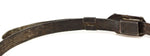 Navajo - Turquoise and Silver Hat Band with Stamped Design c. 1920-30s, 25" length
