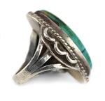 Navajo - Turquoise and Silver Ring c. 1960s, size 7.25