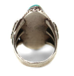 Navajo - Turquoise and Silver Ring c. 1960s, size 7.25