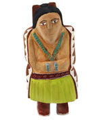 Robin Willeto (b. 1962) - Pair of Navajo Cottonwood Carved Figures of Man and Woman