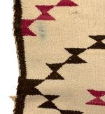 Navajo Crystal Rug c. 1910-20s, 46.5" x 32.5"