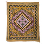 Navajo Burntwater Rug c. 1980s, 55.5" x 45"