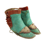 Zuni Moccasins c. 1960s, 8.5" x 6.5" x 10.5"
