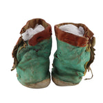Zuni Moccasins c. 1960s, 8.5" x 6.5" x 10.5"