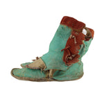 Zuni Moccasins c. 1960s, 8.5" x 6.5" x 10.5"