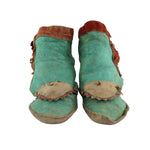 Zuni Moccasins c. 1960s, 8.5" x 6.5" x 10.5"