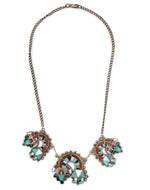 Attributed to Frank Vacit (1915-1999) - Zuni - Multi-Stone Inlay and Silver Rainbow God Necklace c. 1960s, 19" length