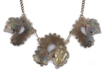 Attributed to Frank Vacit (1915-1999) - Zuni - Multi-Stone Inlay and Silver Rainbow God Necklace c. 1960s, 19" length