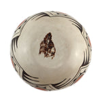 Helen Naha "Feather Woman" (1922-1993) - Hopi Polychrome Bowl c. 1970s, 2" x 4"