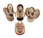 Emily Fragua Tsosie (b. 1951) - Jemez Polychrome Nativity Set (15 Pieces) c. 1970s