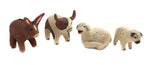 Emily Fragua Tsosie (b. 1951) - Jemez Polychrome Nativity Set (15 Pieces) c. 1970s