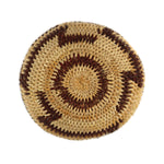 Miniature Maidu Basket with Lightning Bolt Design c. 1920-30s, 1" x 2"