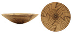 Pima Basket with Whirling Logs Design c. 1920s, 7" x 20.5"
