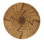 Pima Basket with Whirling Logs Design c. 1920s, 7" x 20.5"
