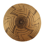 Pima Basket with Whirling Logs Design c. 1920s, 7" x 20.5"