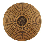 Pima Tray with Geometric Design c. 1920s, 2.25" x 13"