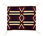 Navajo Third Phase Chief's Blanket c. 2000s, 27" x 23"