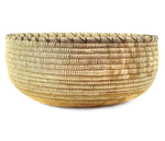 Large Tohono O'odham "Caborca Sonora" Basket with Man in the Maze Design c. 1960s, 8" x 16.75"