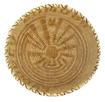 Large Tohono O'odham "Caborca Sonora" Basket with Man in the Maze Design c. 1960s, 8" x 16.75"