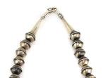 Tommy Singer (1940-2014) - Navajo - Silver Overlay Squash Blossom-Style Necklace, Bracelet, Earrings, and Ring Set with Kokopelli Design c. 1980-90s